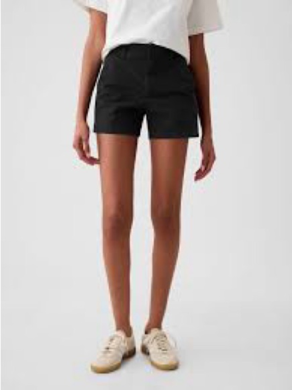 Gap Women’s Downtown Khaki Black High-Rise Casual Shorts Size 8